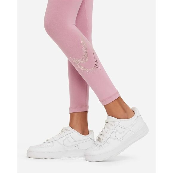 NWT Nike Sportswear Essential Older Kids' (Girls') Mid-Rise Leggings Size Large - Picture 7 of 8